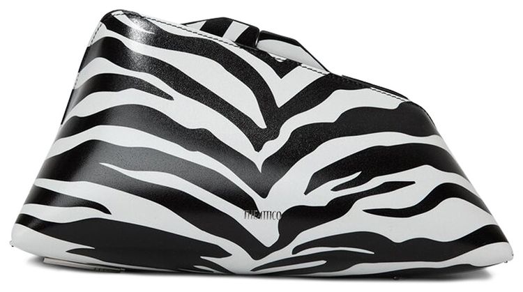 The Attico 830 PM Clutch WhiteBlack