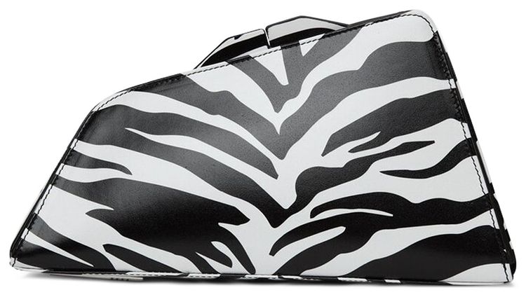 The Attico 830 PM Clutch WhiteBlack