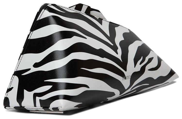 The Attico 830 PM Clutch WhiteBlack
