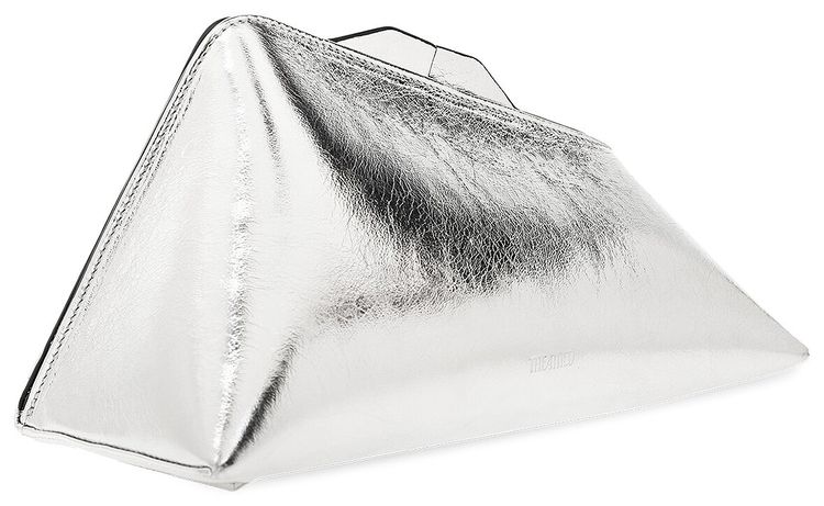 The Attico 830 PM Clutch Silver