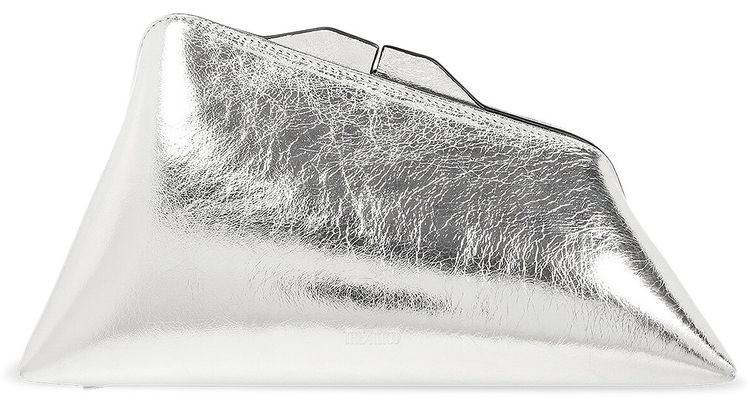 The Attico 830 PM Clutch Silver