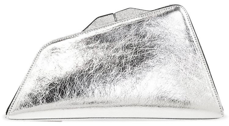 The Attico 830 PM Clutch Silver