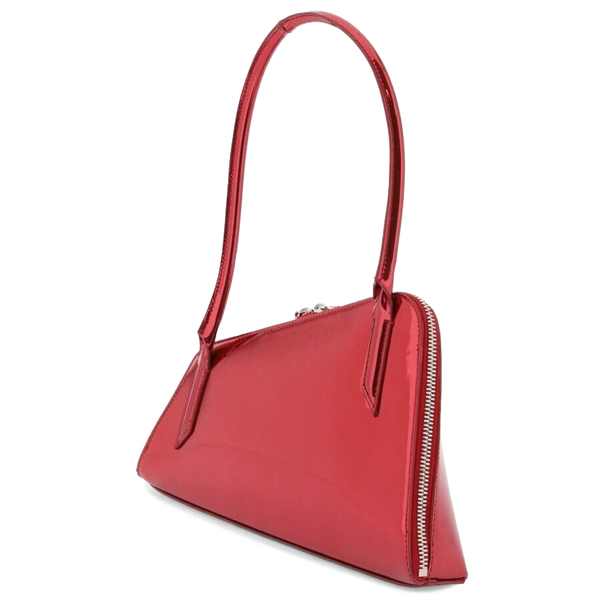 ショルダーバッグ・ポシェット THE ATTICO Women Messenger Bags 241WAH00042PUR001AA002 Silve Buy The Attico Sunrise Shoulder Bag 'Red' - 241WAH42 PU01