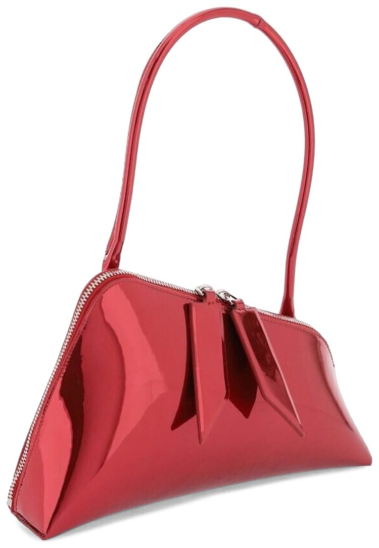 The Attico Sunrise Shoulder Bag Red