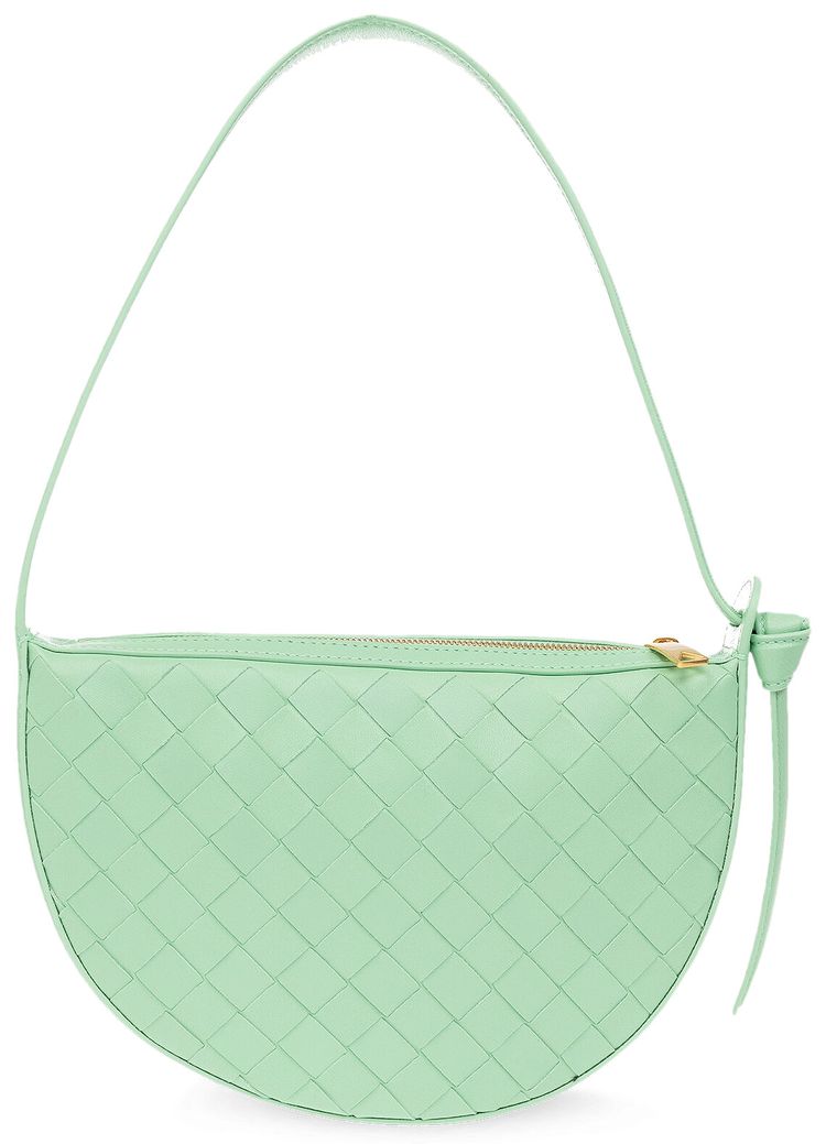 Bottega Veneta Leather Mini Sunrise Shoulder Bag Siren