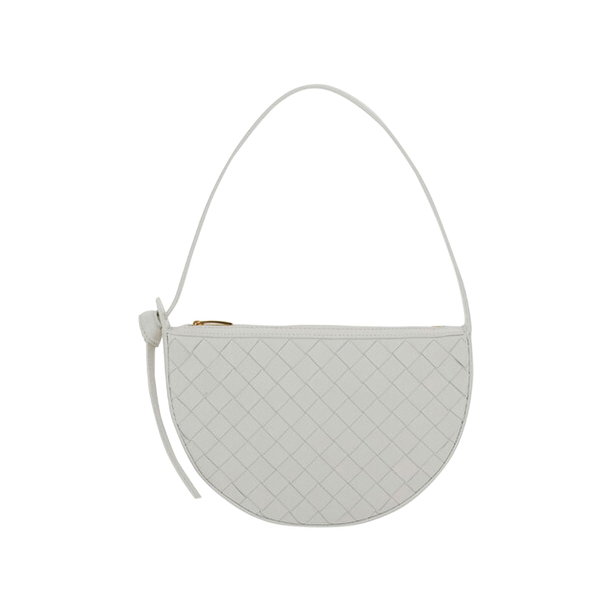 Buy Bottega Veneta Leather Mini Sunrise Shoulder Bag 'White