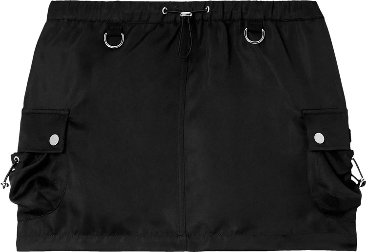 Coperni Tailored Cargo Mini Skirt 'Black'