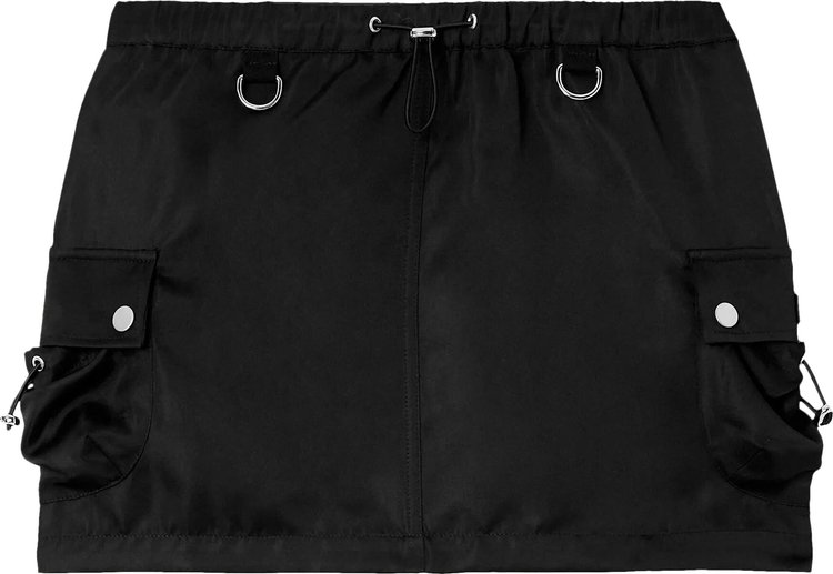 Coperni Tailored Cargo Mini Skirt Black