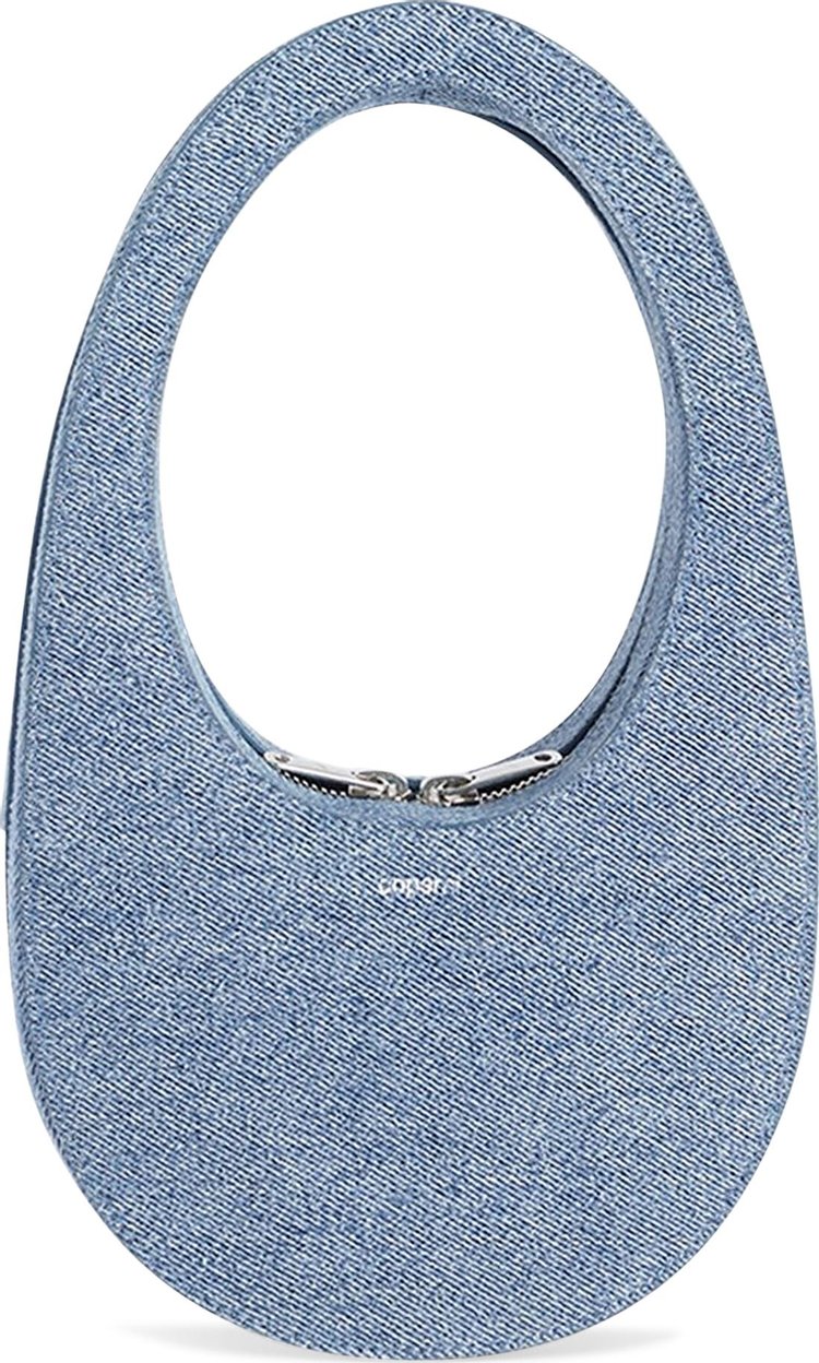 Coperni Denim Mini Swipe Bag 'Washed Blue'