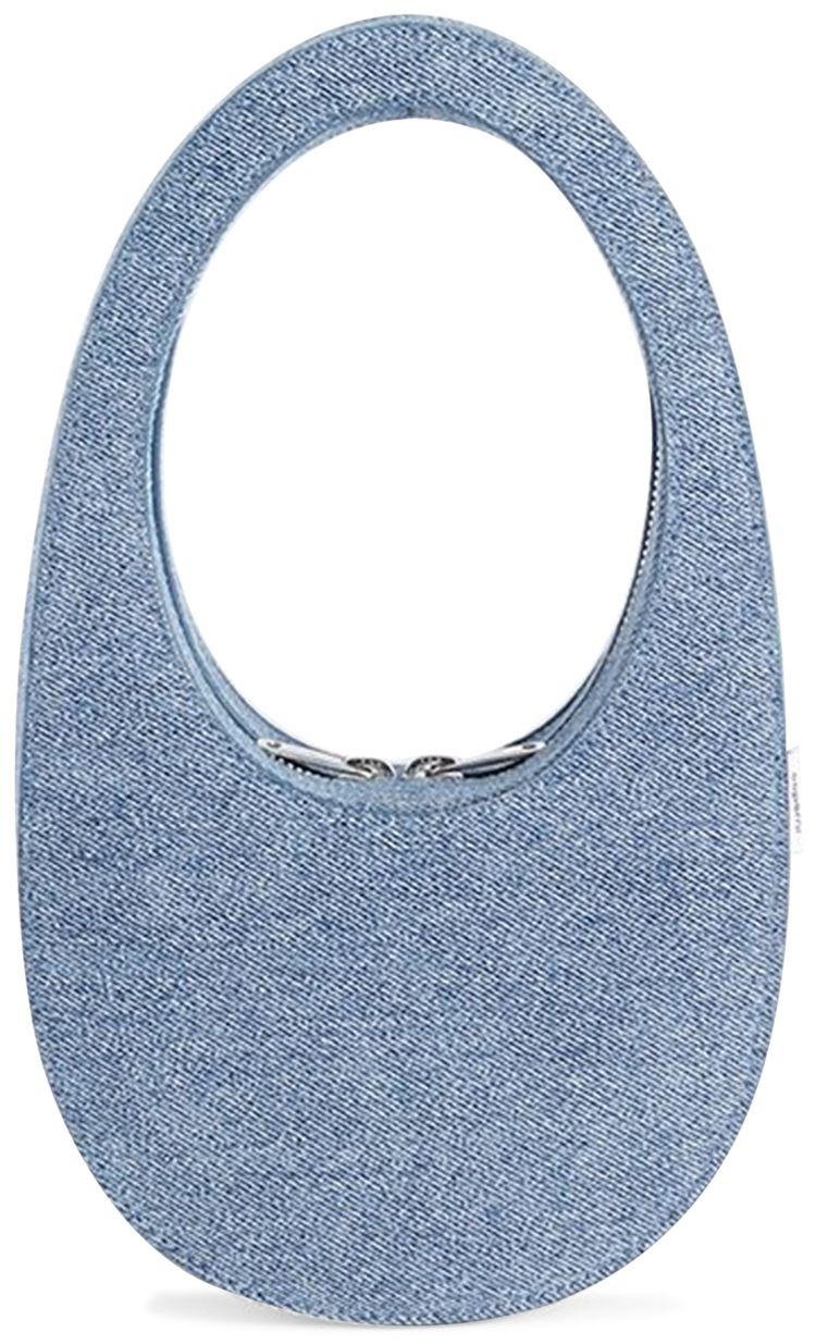 Coperni Denim Mini Swipe Bag Washed Blue