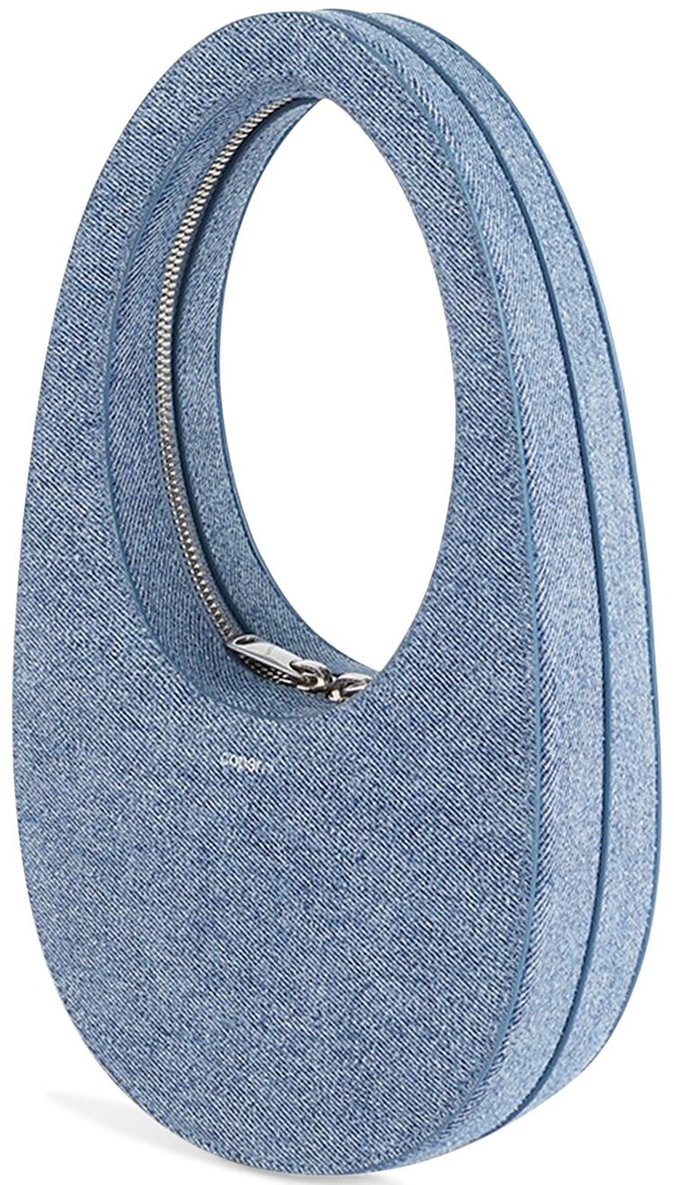 Coperni Denim Mini Swipe Bag Washed Blue