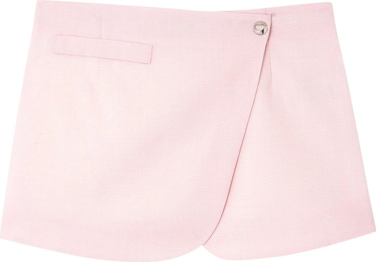 Coperni Tailored Mini Skirt 'Pink/White'