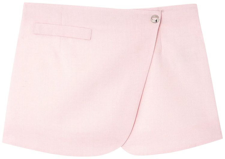 Coperni Tailored Mini Skirt PinkWhite