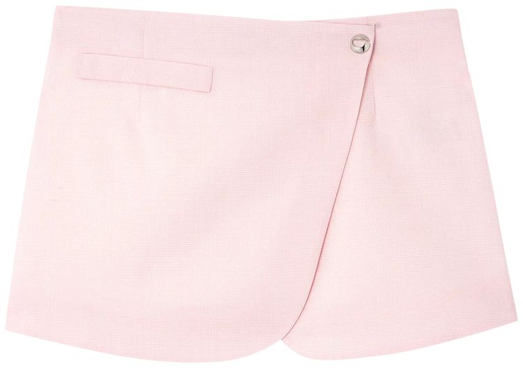 Coperni Tailored Mini Skirt 'Pink/White'