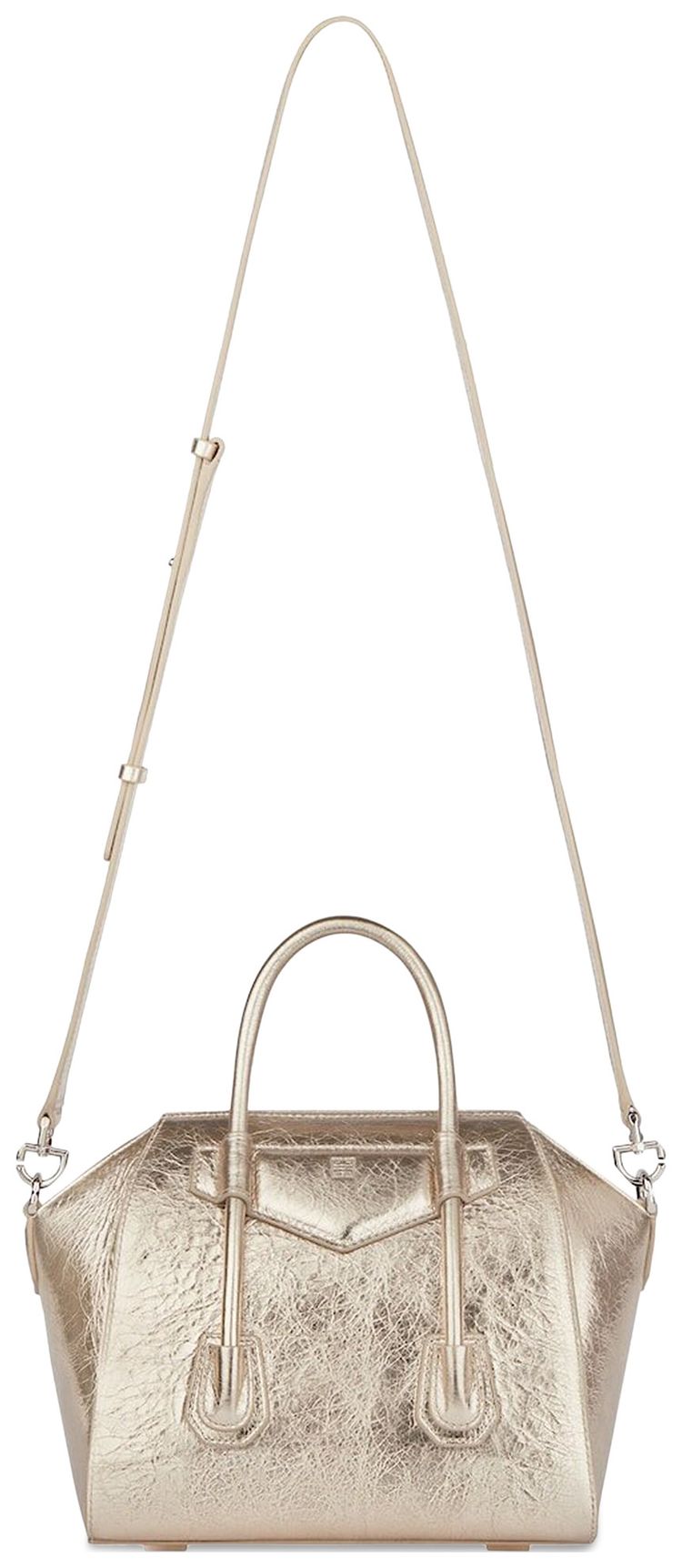Givenchy Mini Antigona Lock Bag Dusty Gold