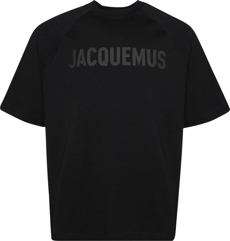 Jacquemus Le T-Shirt Typo 'Black'