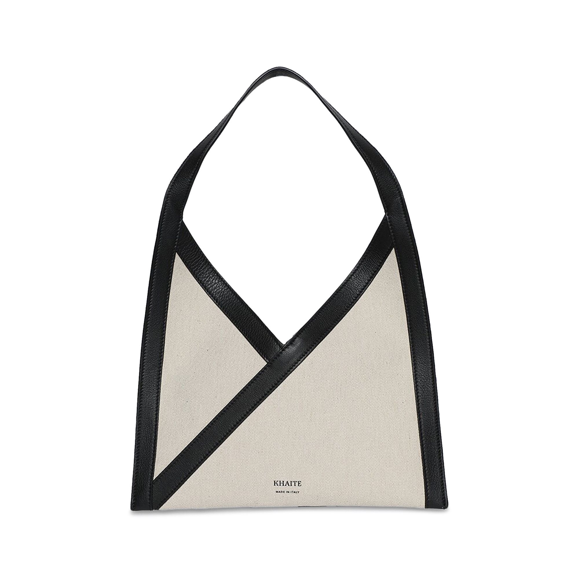 Buy Khaite Small Sara Tote Bag 'Black/Natural' - H1029 717