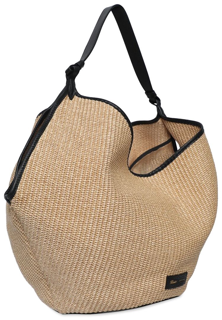 Khaite Lotus Bag Medium BlackNatural