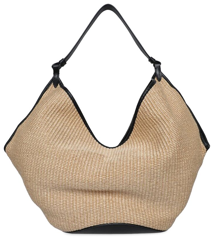 Khaite Lotus Bag Medium BlackNatural