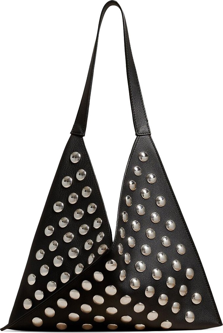 Khaite Small Sara Tote Bag With Silver Studs 'Black'