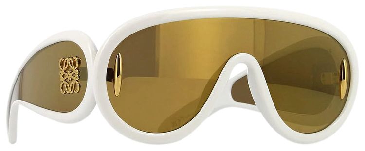 Loewe Paulas Ibiza Sunglasses IvoryBrown Mirror