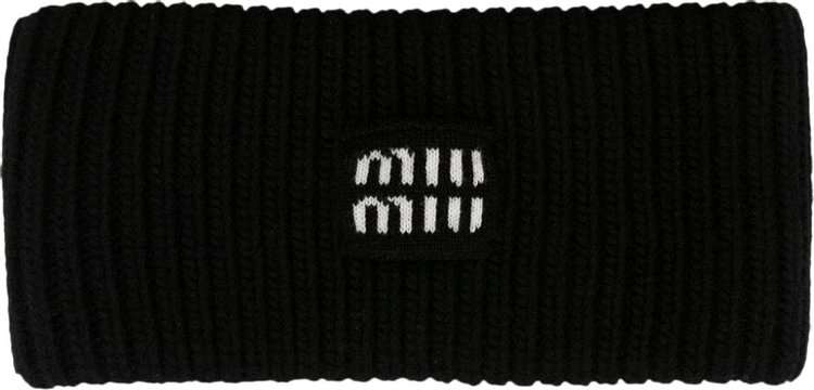 Miu Miu Cashmere Headband 'Black'