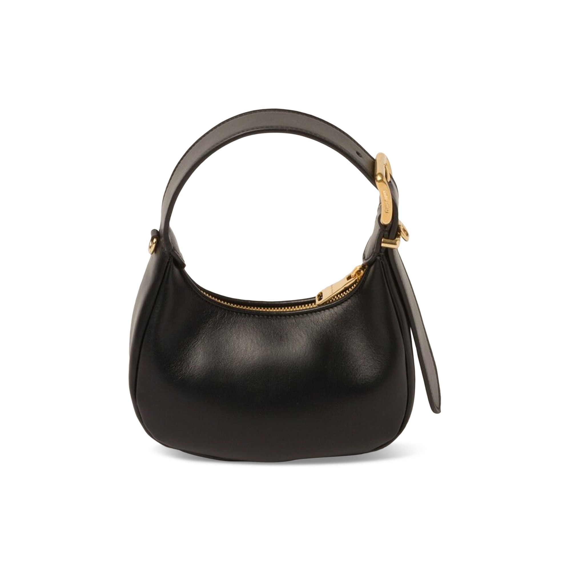 Black Leather Hobo Bag | Miu Miu