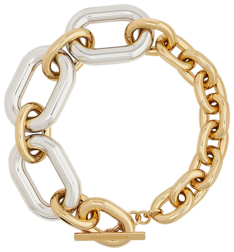 Paco Rabanne XL Link Necklace GoldSilver