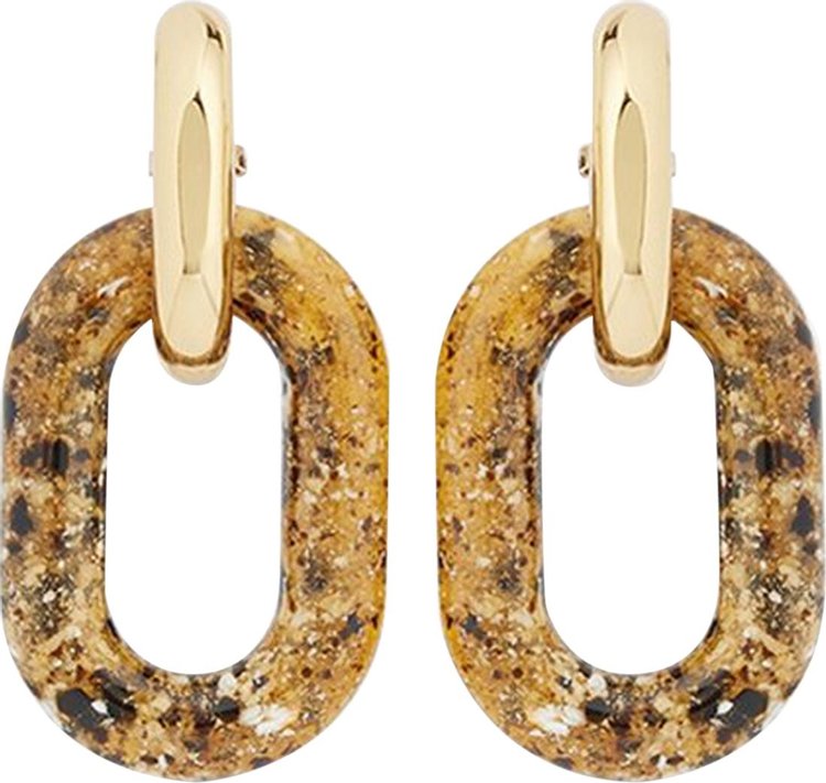 Paco Rabanne Sahara XL Link Double Earrings 'Gold/Sahara'