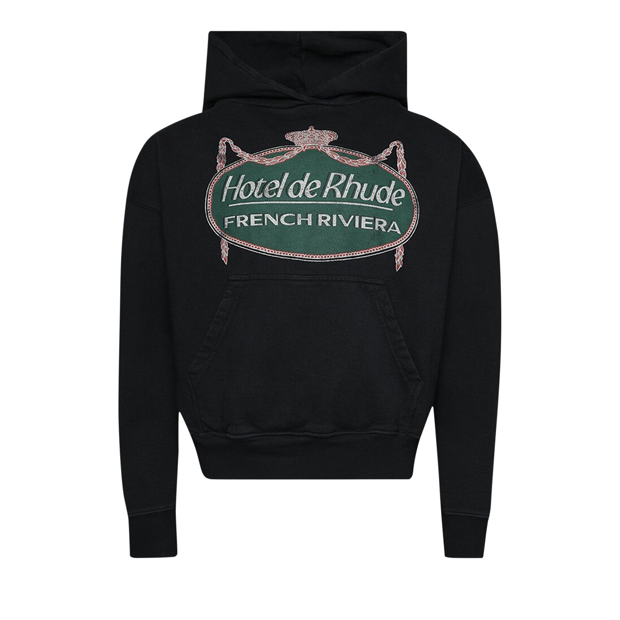 パーカー・フーディ RHUDE SS24 'Rhude Riviera' hoodie (RHPS24HO04012610 0610) Buy Rhude Riviera Hoodie 'Vintage Black' - PS24HO04012610 | GOAT