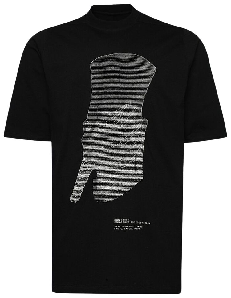 Rick Owens Ron Jumbo Tee BlackPearl