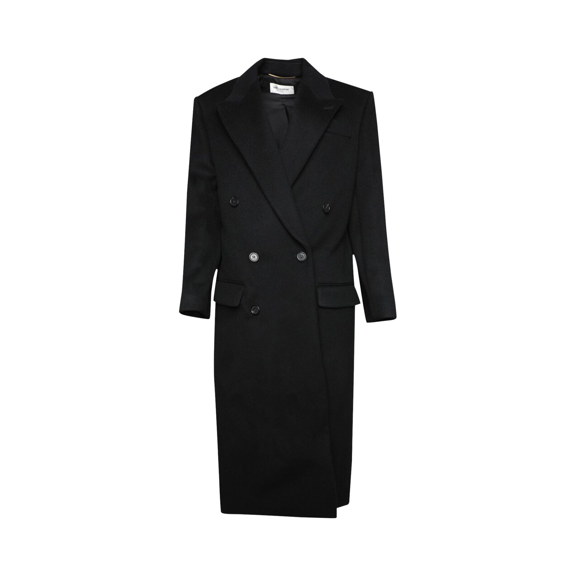 Saint laurent wool coat online