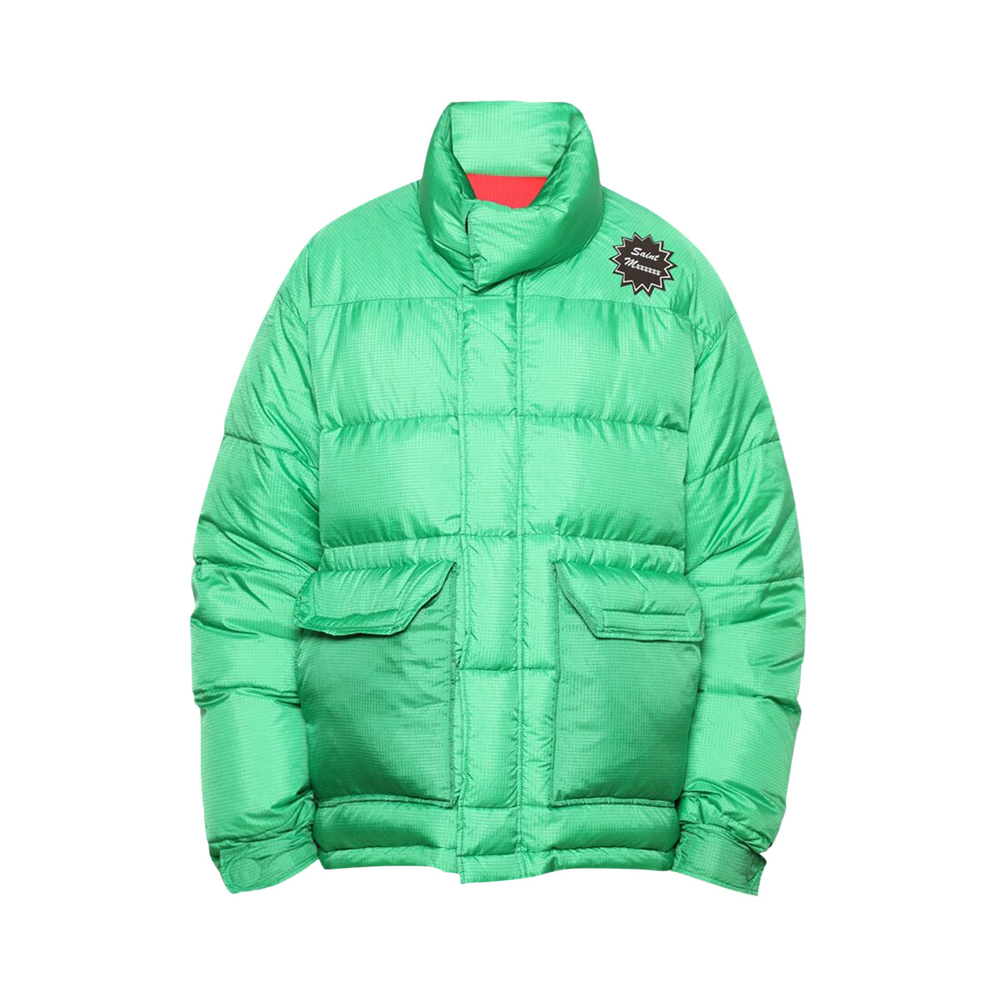 Buy SAINT Mxxxxxx Down Jacket 'Green' - SM A23 0000 047 | GOAT