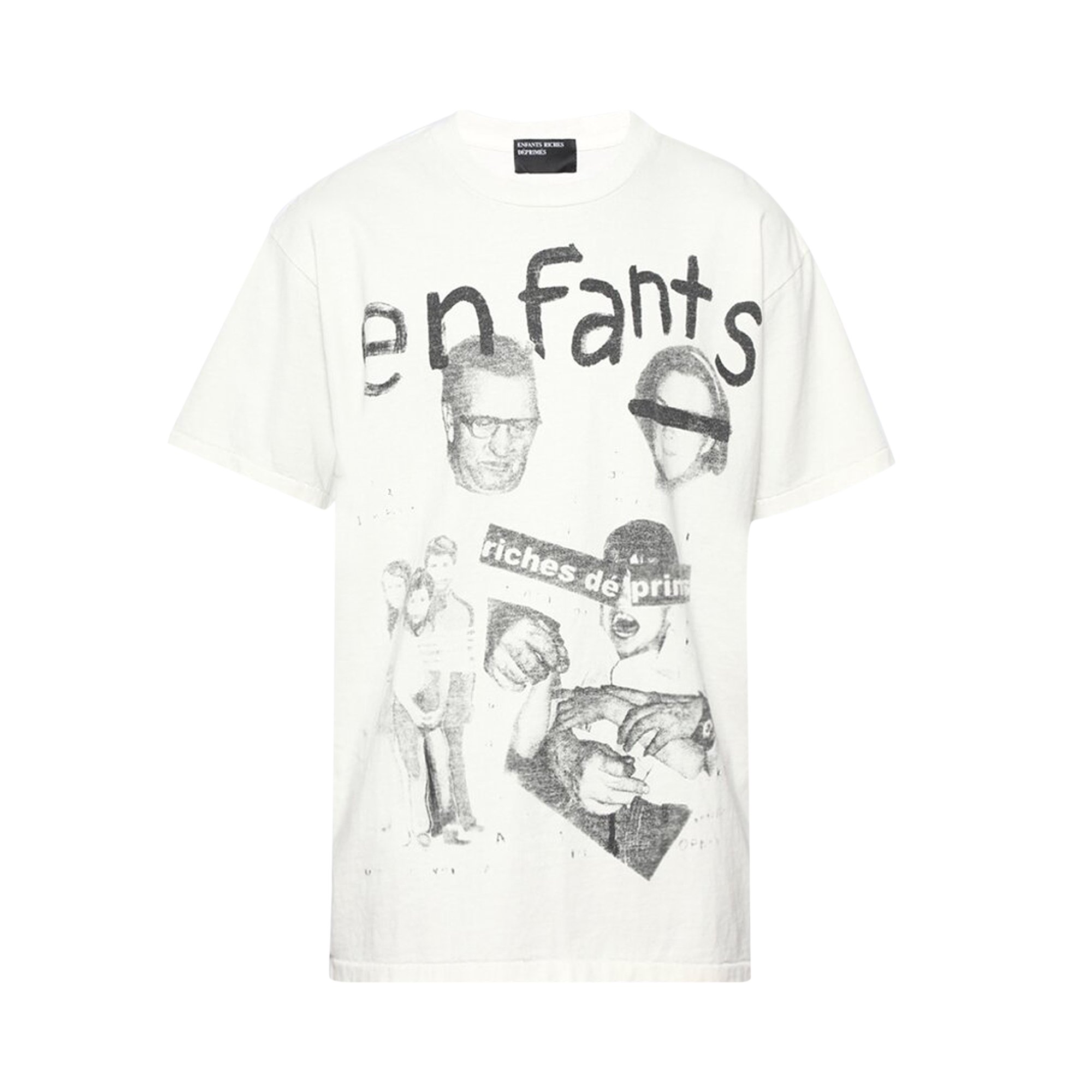 Buy Enfants Riches Déprimés Fat Kid T-Shirt 'Faded Ivory/Black 