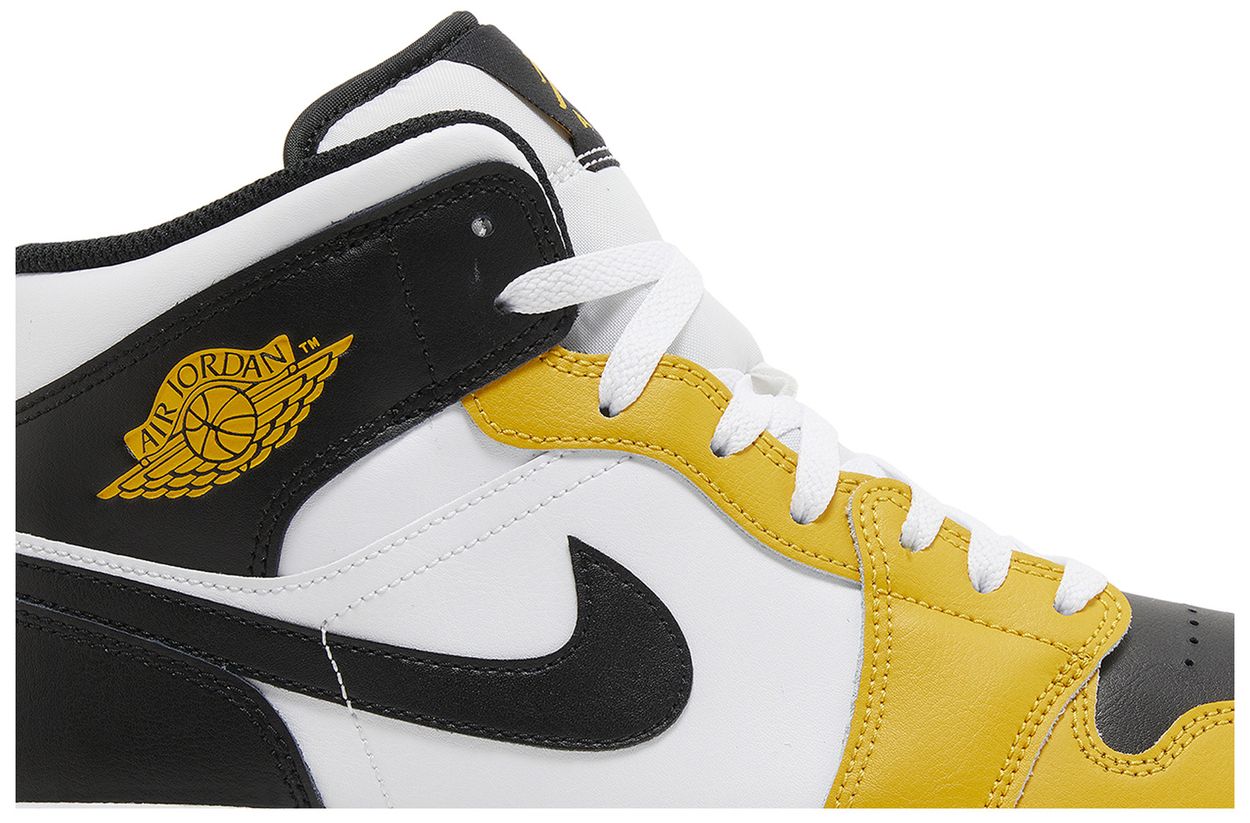 jordan 1 mid goose feather yellow