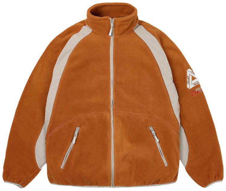 Palace Polartec Duo Fleece Jacket Burnt Orange