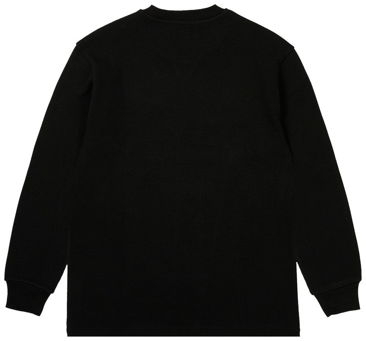 Palace Waffle Long Sleeve Black