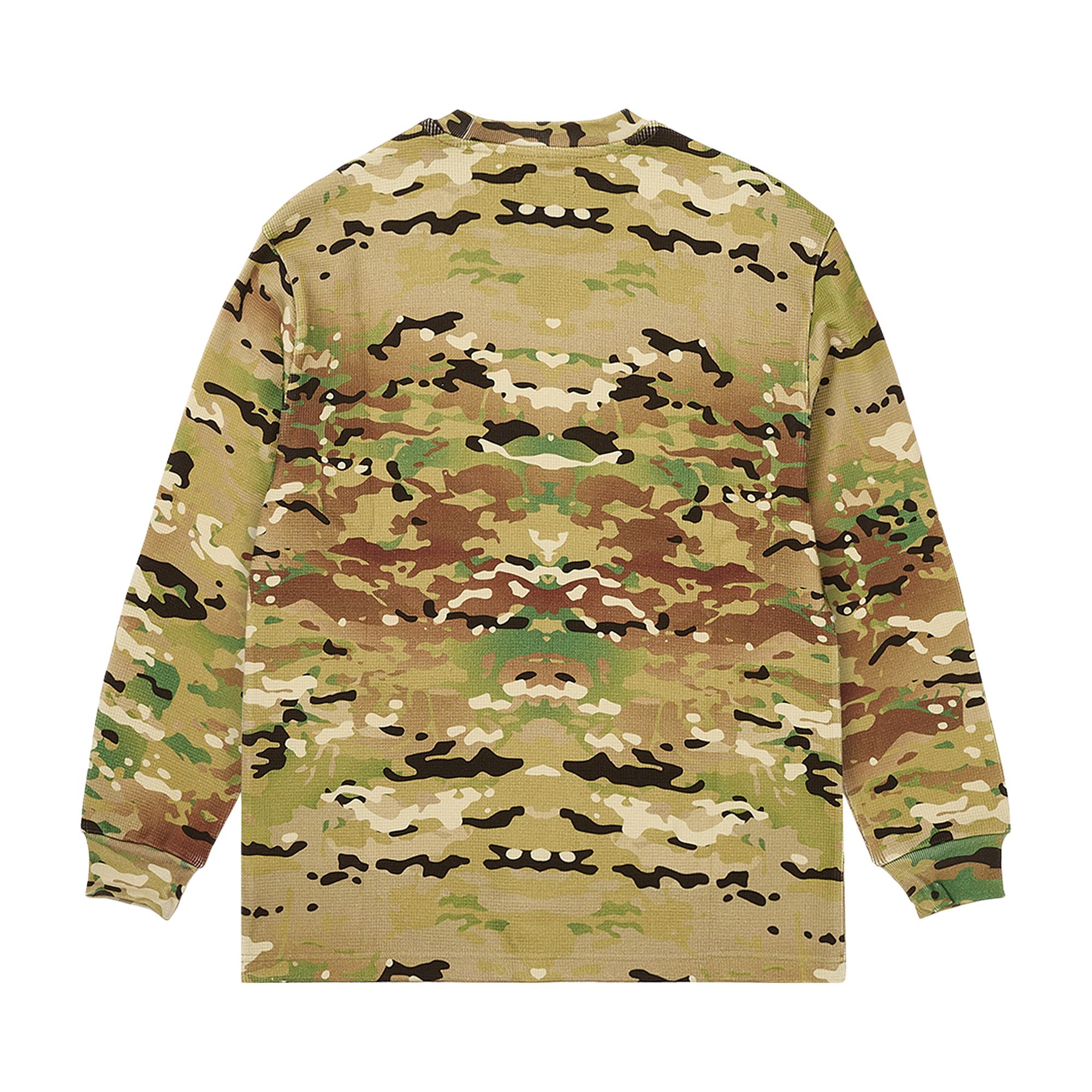 Buy Palace Waffle Long-Sleeve 'Camo' - P26ES027 | GOAT