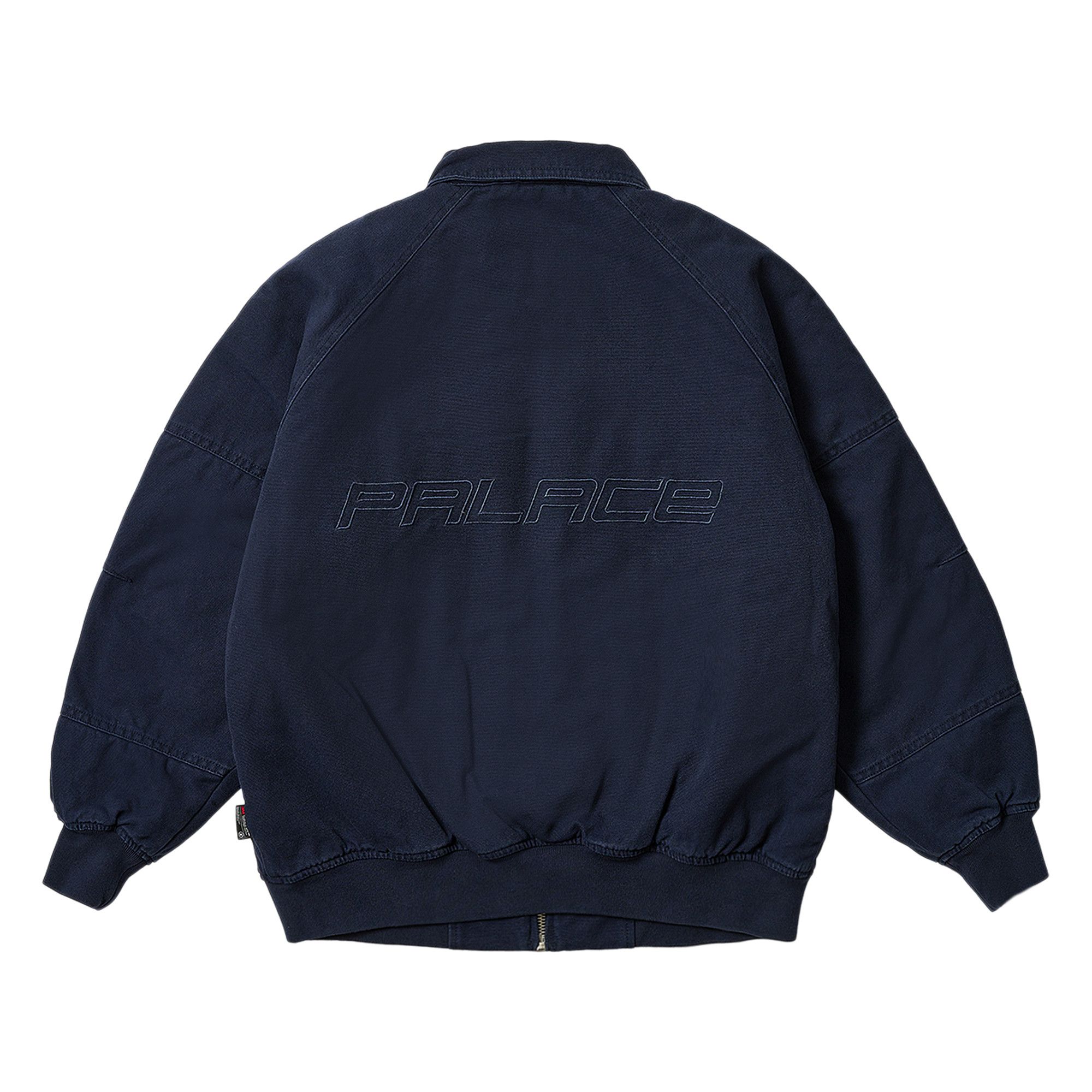 Size l Palace Heavy Canvas Bomber Jacket 'Navy'