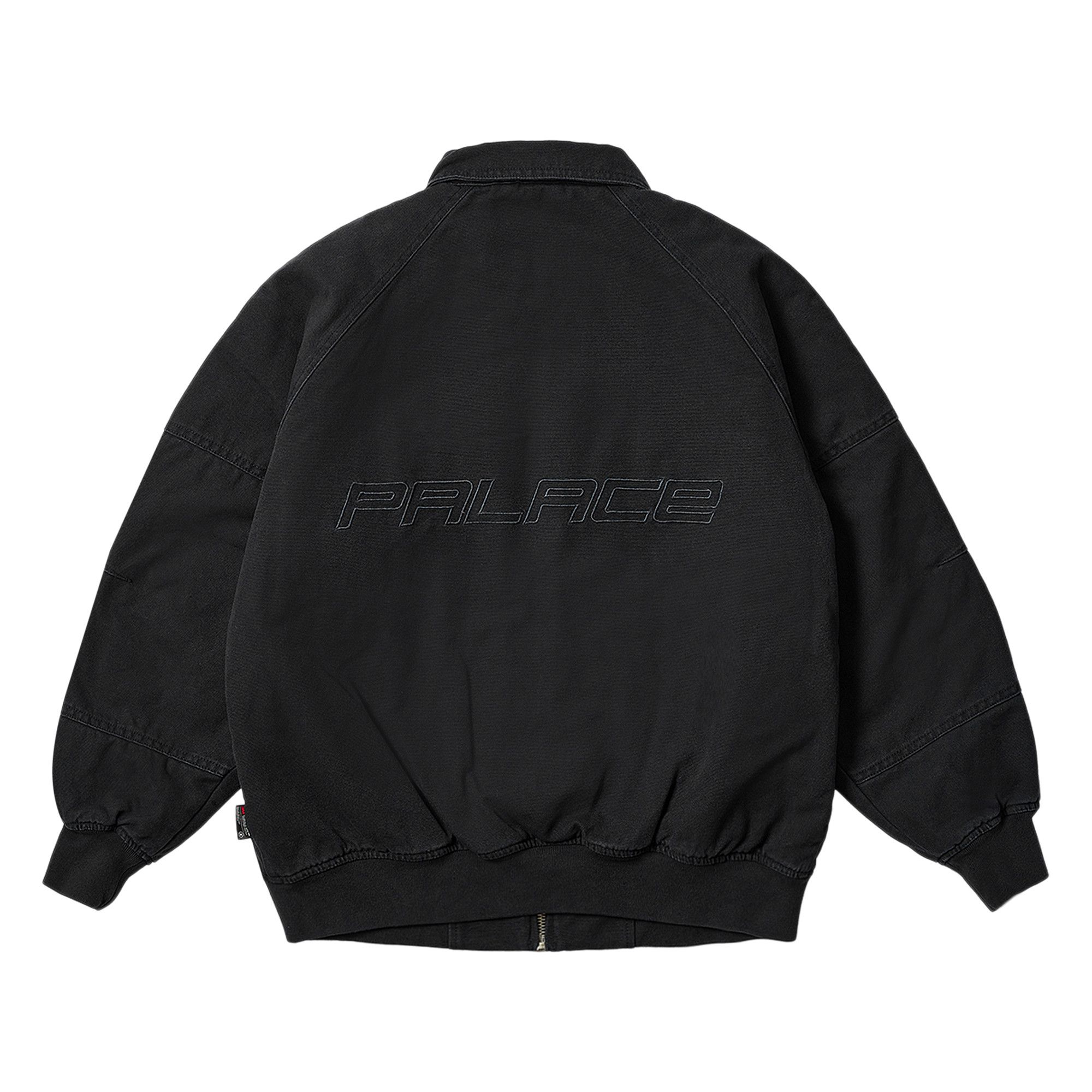Buy Palace Heavy Canvas Bomber Jacket 'Black' - P26JK007 | GOAT
