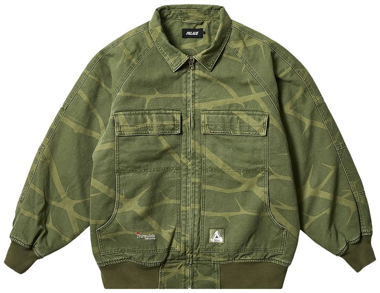 Buy Palace Heavy Canvas Bomber Jacket 
