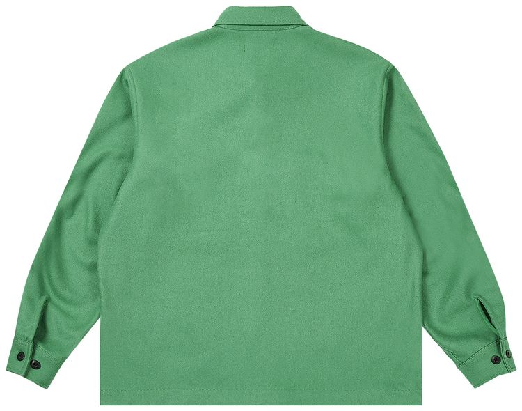 Palace Wool Shirt Jacket Sweet Pea Green