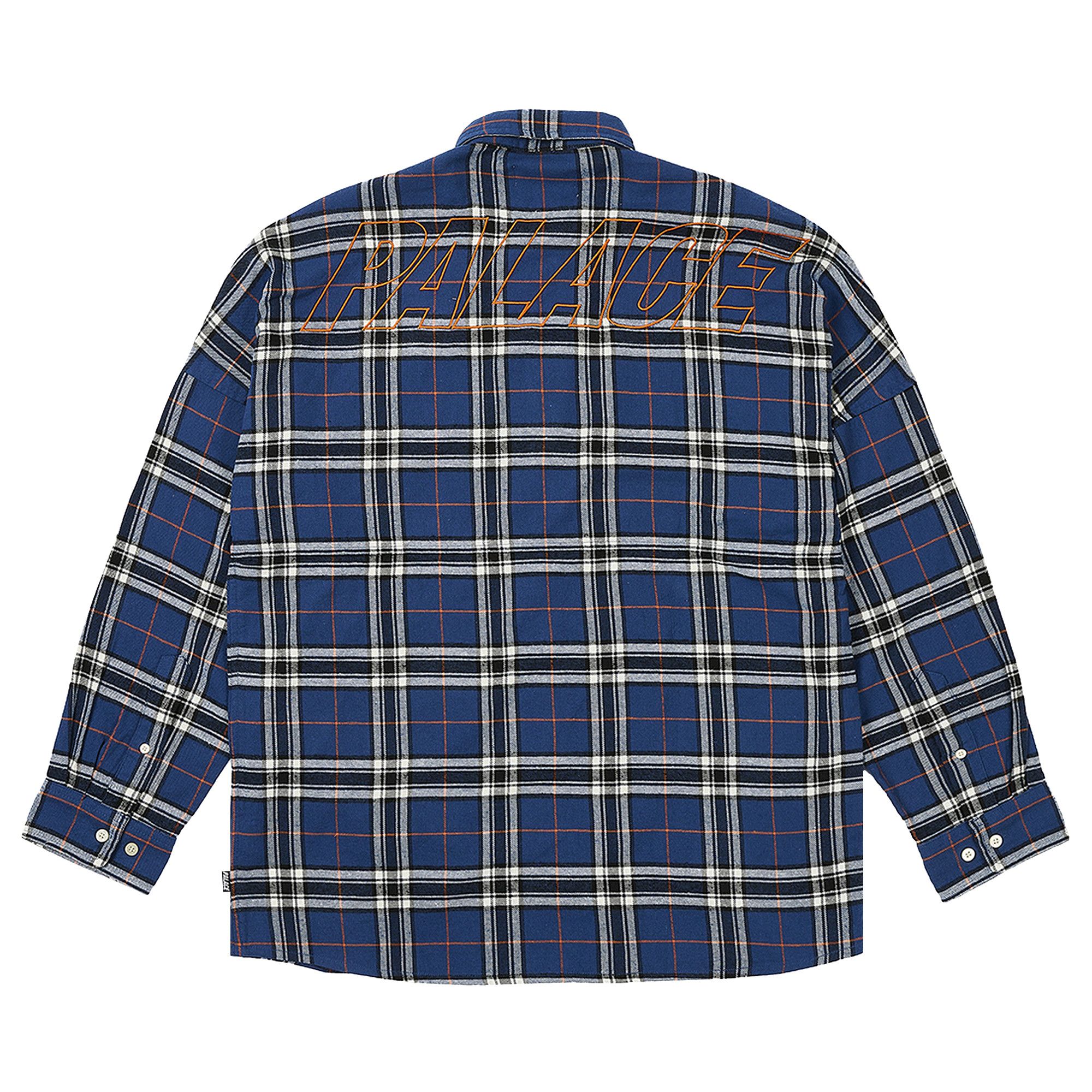 Achetez des Palace Lumber Yak Shirt 'Navy' - P26SHT020 | GOAT FR