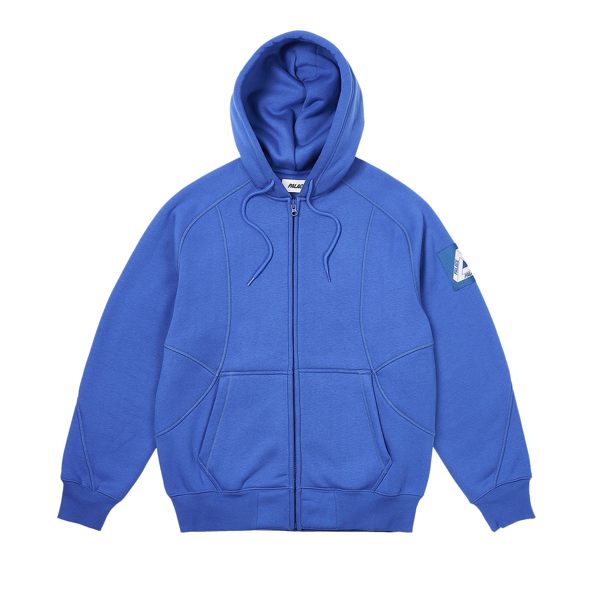 Size xl Palace Bonded Sherpa Zip Hood 'Palatial Blue'