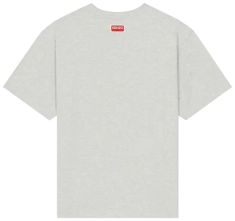 Kenzo Lucky Tiger Oversize T Shirt Pale Grey