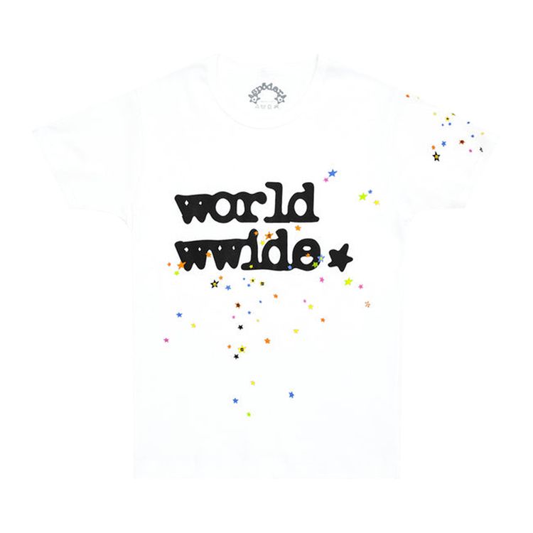 Sp5der Worldwide Baby Tee White