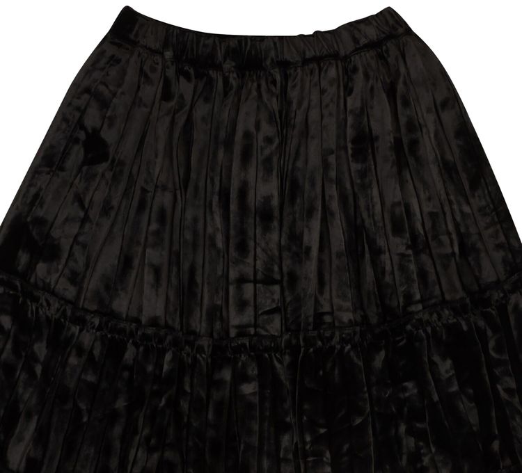 Comme des Garcons Tiered Frill Trimmed Skirt Black