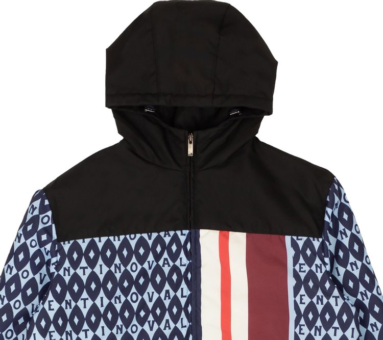 Valentino Foulard Archive Print Windbreaker Multicolor