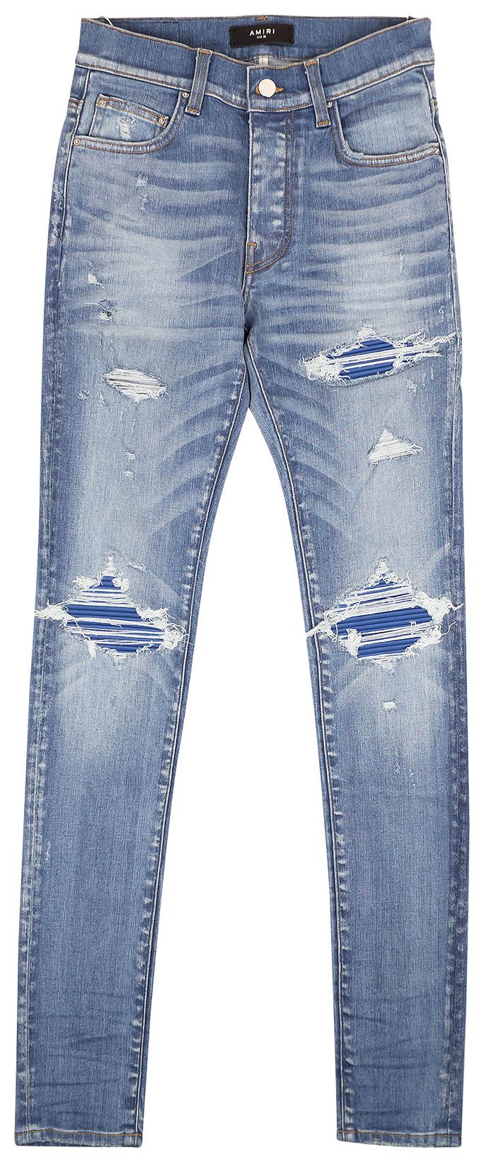 Amiri Ultra Suede MX1 Jean 70s Indigo