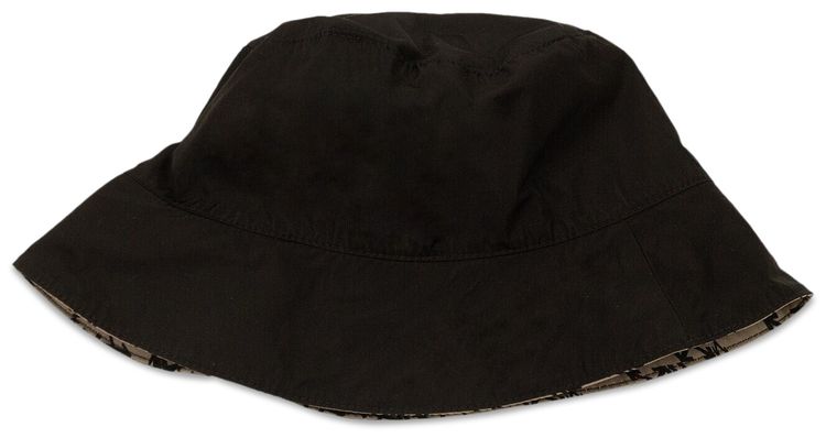 Off White Allover Reversible Bucket Hat CamelBlack